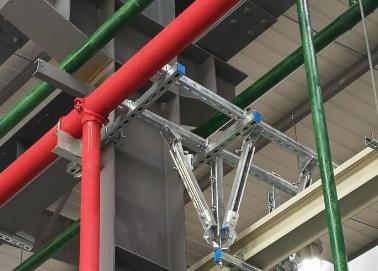 沾化该抗震支架的整体式支吊架结构协调性好